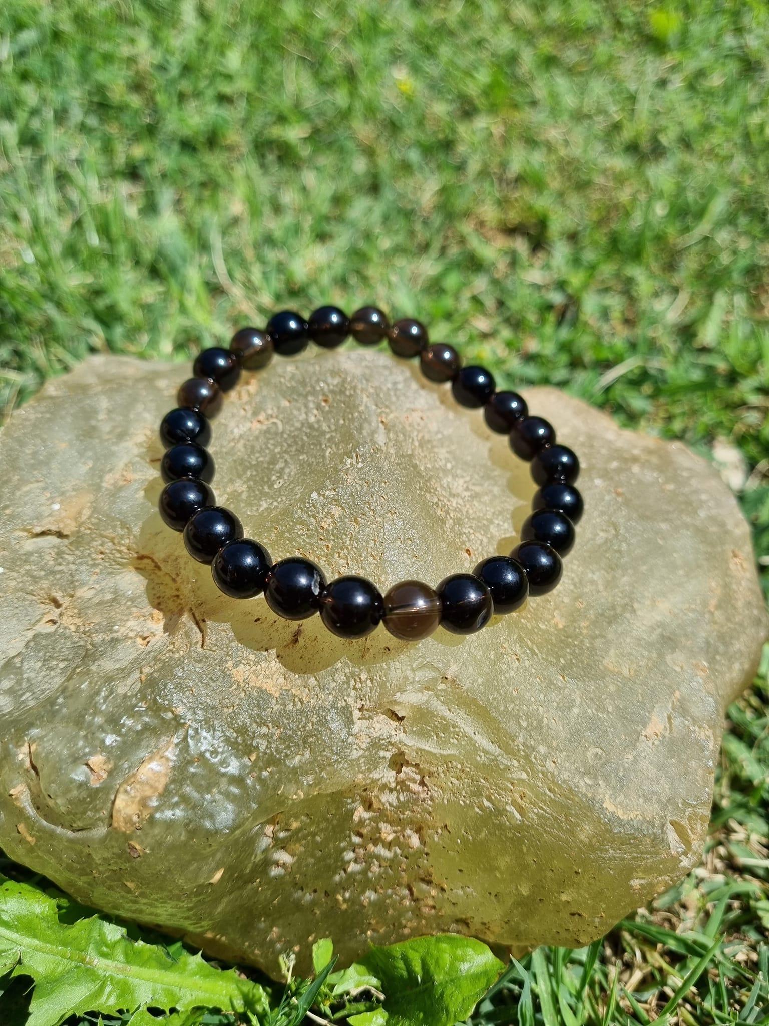 Bracelet quartz fumé – Ancrage, sérénité & protection – Image 3