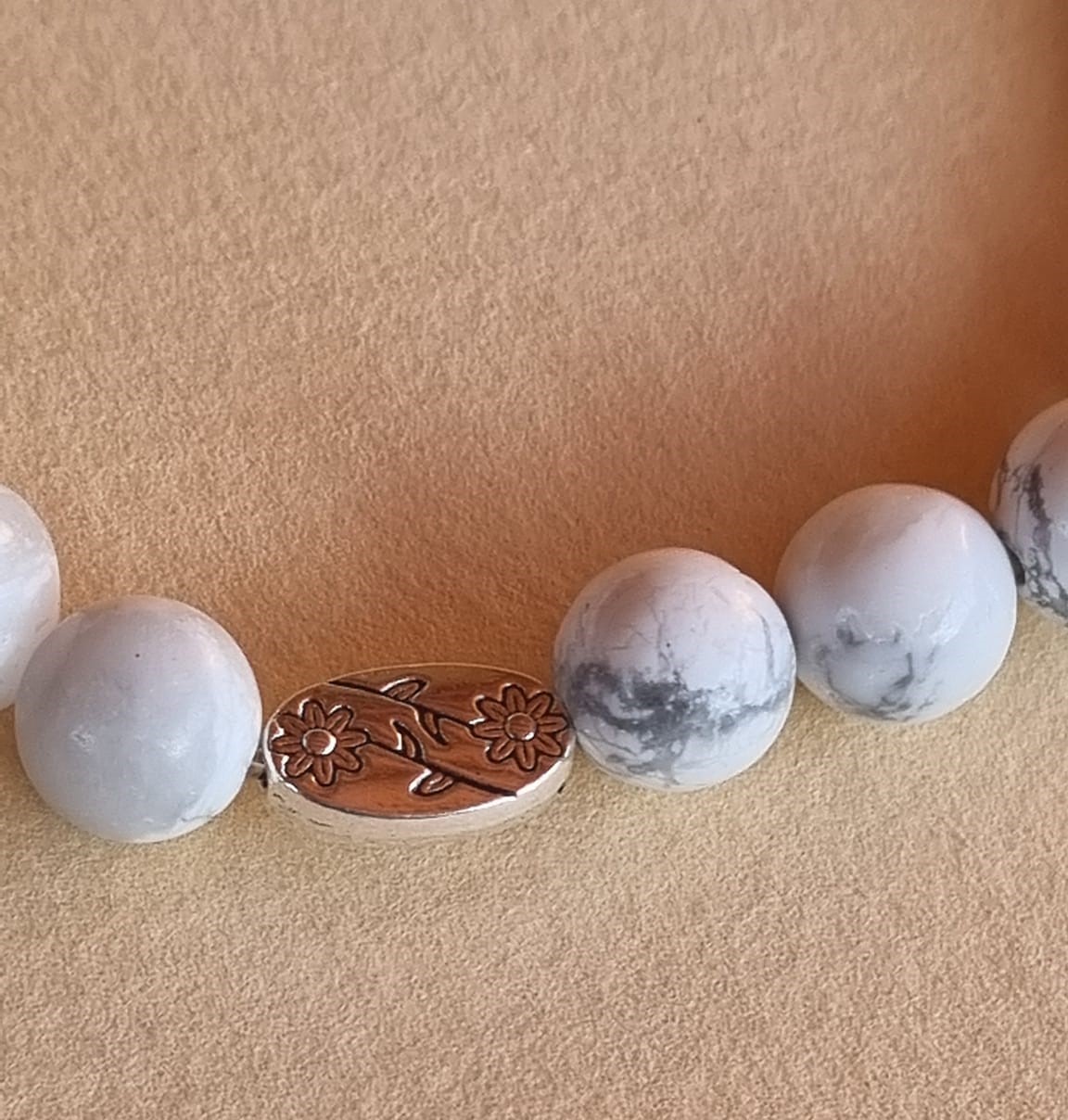Bracelet en pierre Howlite – Image 3