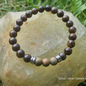 Découvrez le bracelet en bronzite, un accessoire à la fois élégant et bénéfique. En effet, ce bijou ne se contente pas d'embellir votre poignet ; il est également réputé pour ses propriétés apaisantes. Ainsi, en choisissant un bracelet en bronzite, vous alliez style et bien-être, tout en ajoutant une touche unique à votre collection de bijoux.