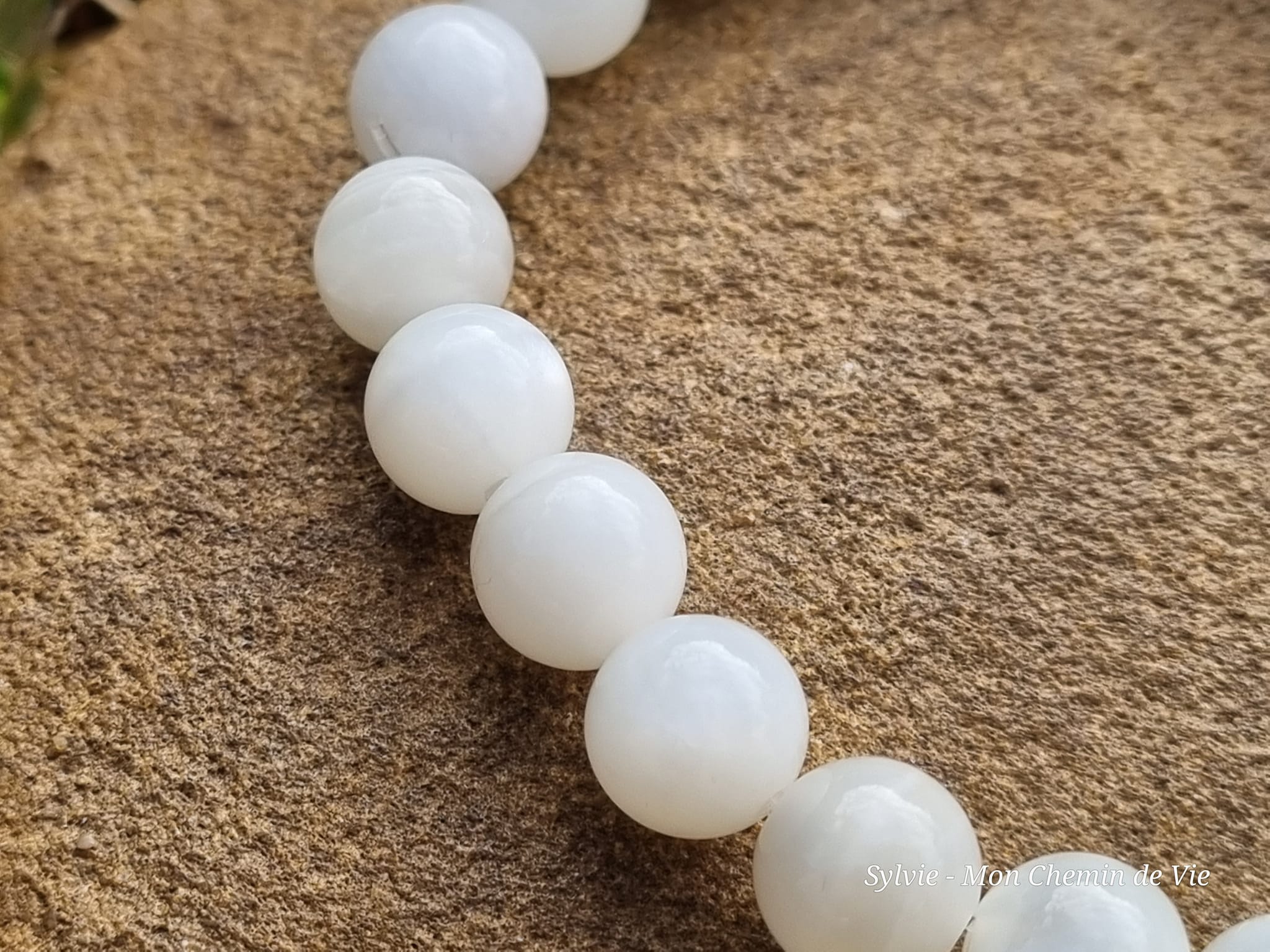 Bracelet Pierre de lune blanche – Image 3