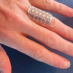 Bague fleur de vie