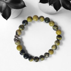 Adoptez le bracelet en Serpentine : Équilibre, protection et élégance, en un seul bijou.
