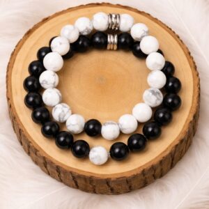 bracelet-duo-howlite-obsidienne