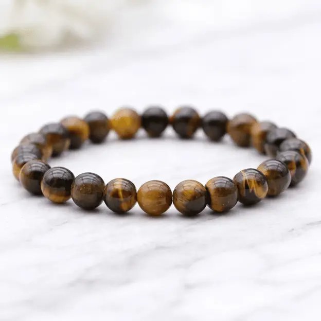 Bracelet oeil de tigre pierre naturelle protection