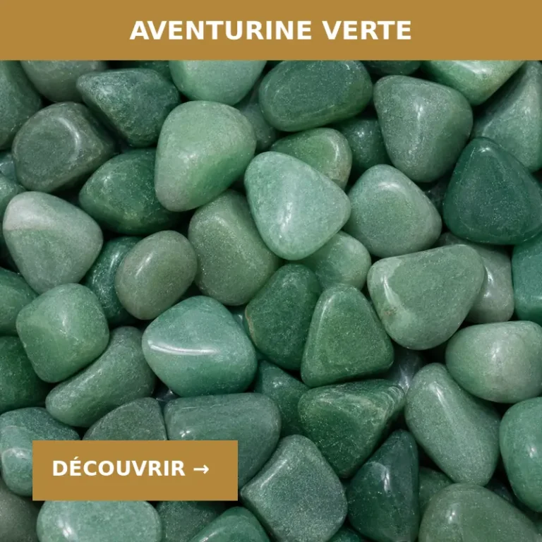 Pierres roulées en Aventurine verte pour retrouver confiance en l’avenir