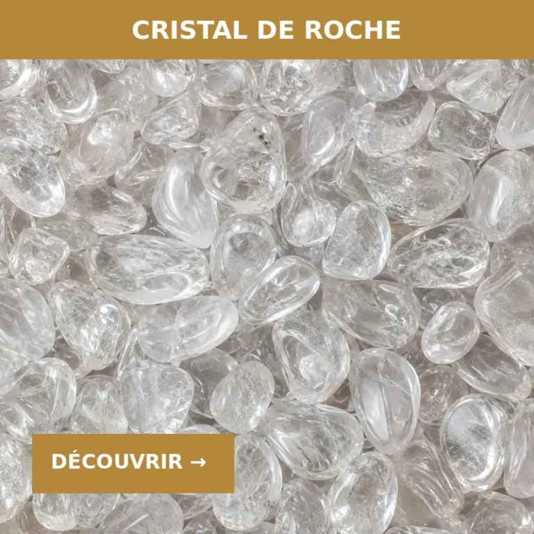 Pierres roulées en Cristal de roche pour clarifier ses intentions